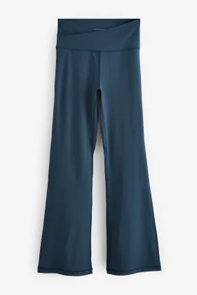 Active Wrap Waist Flared Leggings    