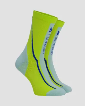 Calzini alti da donna Adidas by Stella McCartney Crew Socks IX6603-green