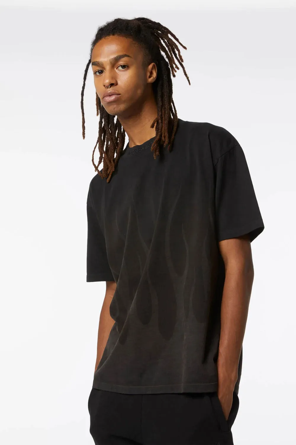 Corrosive Flames T-Shirt Black
