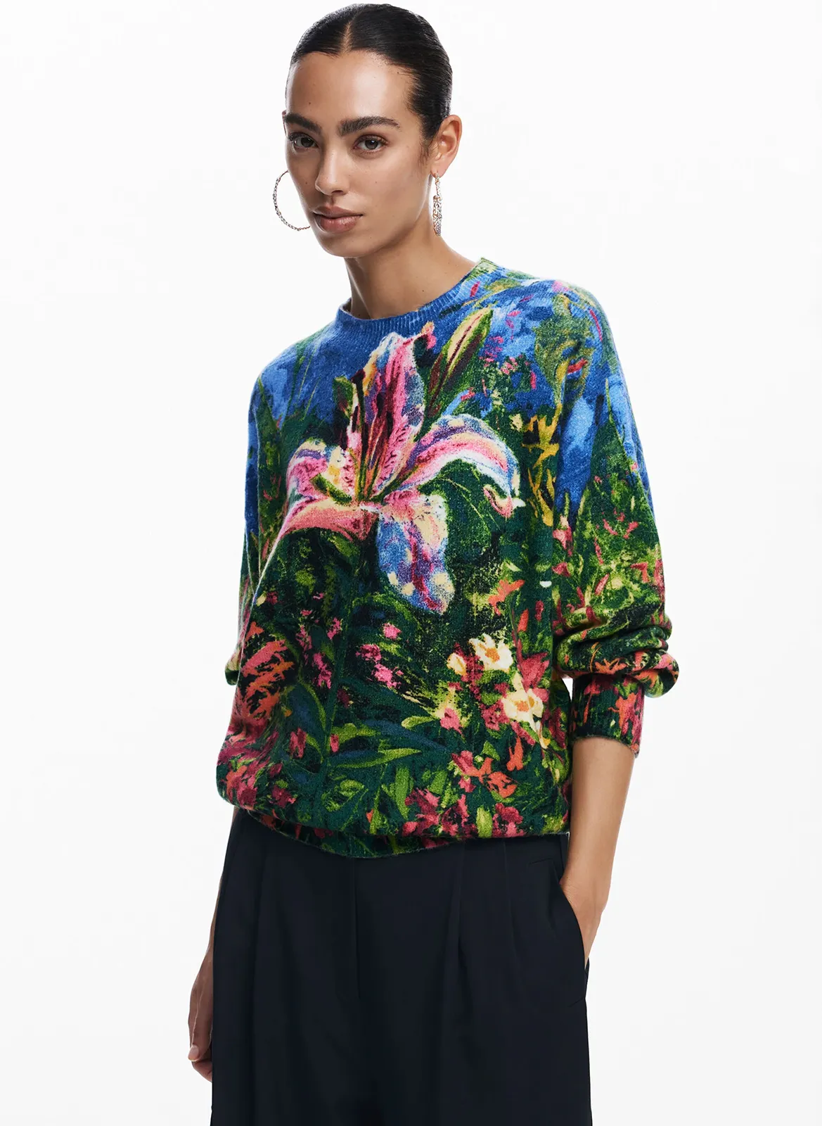  DESIGUAL   Maglione oversize stampato | Multicolore