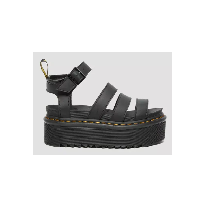 Dr Martens Blaire Sandali Platform Quad Hydro Stile Gladiatore Nero Donna
