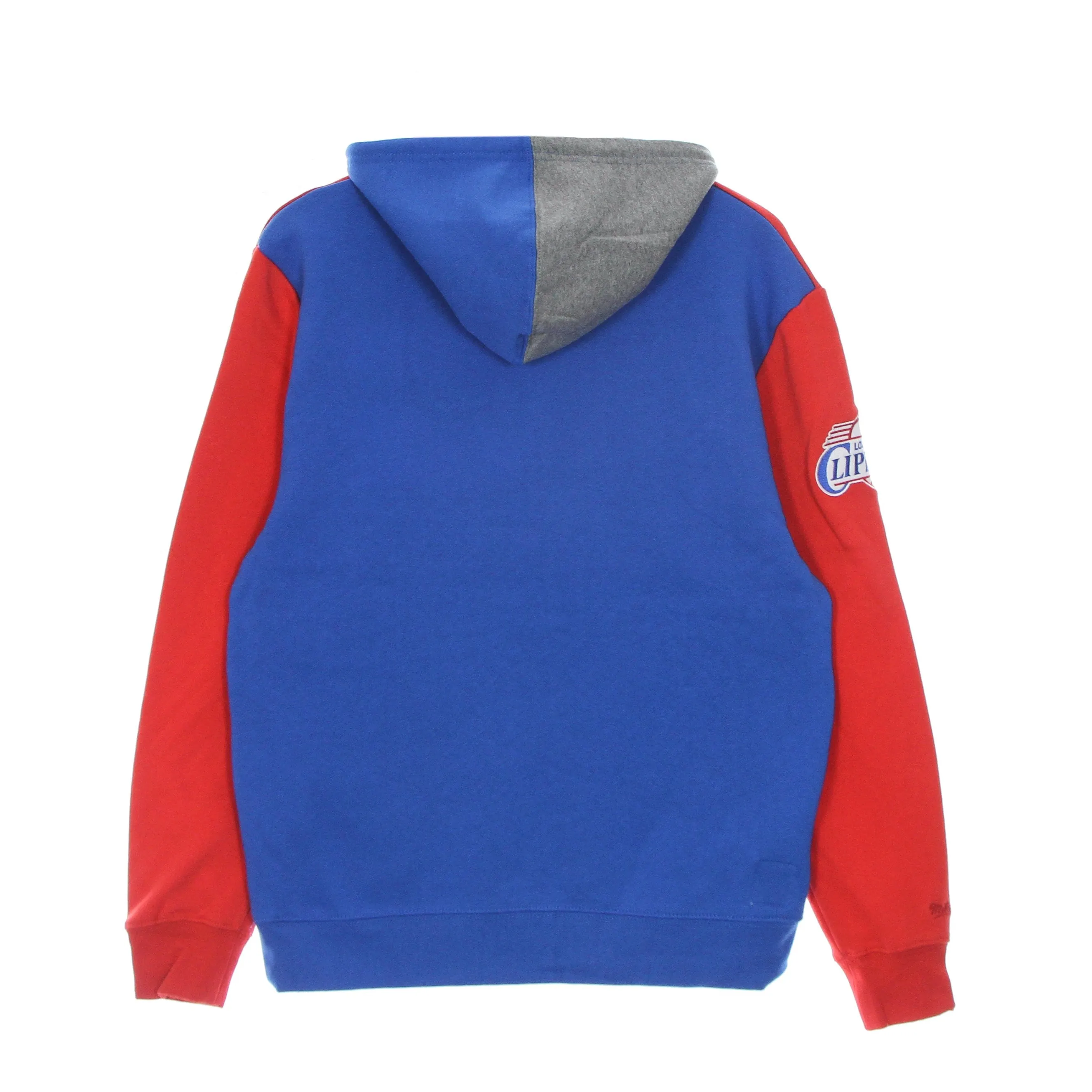 Felpa Cappuccio Uomo Nba Color Blocked Fleece Hoodie Loscli Royal