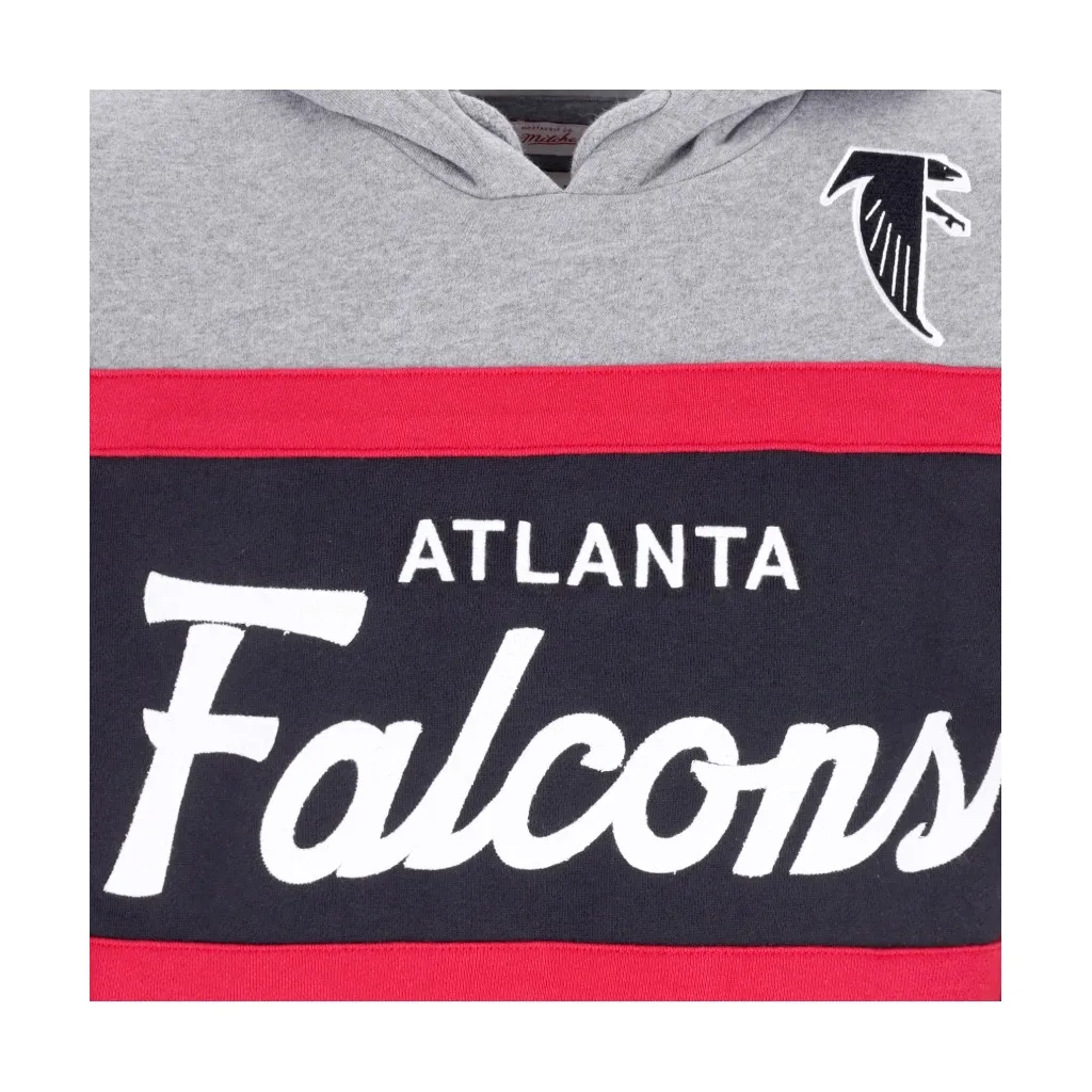 felpa cappuccio uomo nfl headcoach hoodie atlfal BLACK