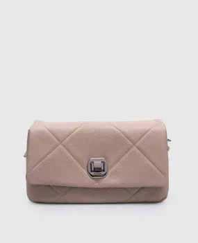 Gianni Notaro Borsa messenger trapuntata in pelle beige 411DOLLARO