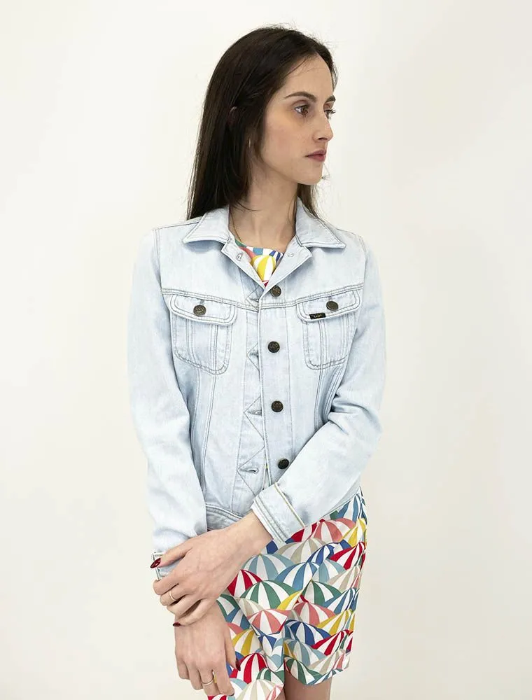 Giubbino In Jeans Lee - Denim Blu