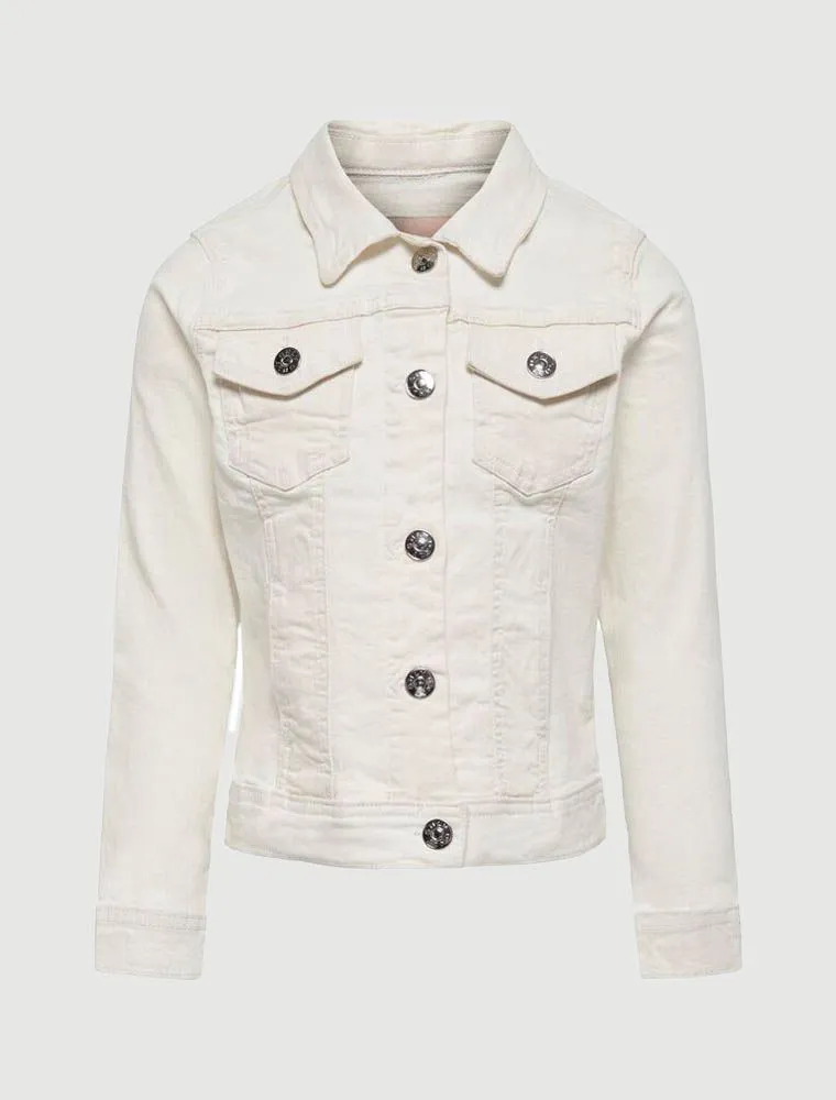 Giubbino In Jeans Only - White