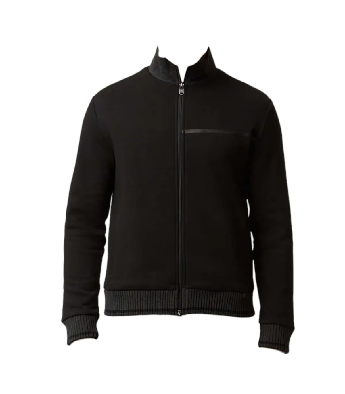 Harmont & Blaine Uomo Felpa Con Zip Con Logo A Contrasto Athleisure