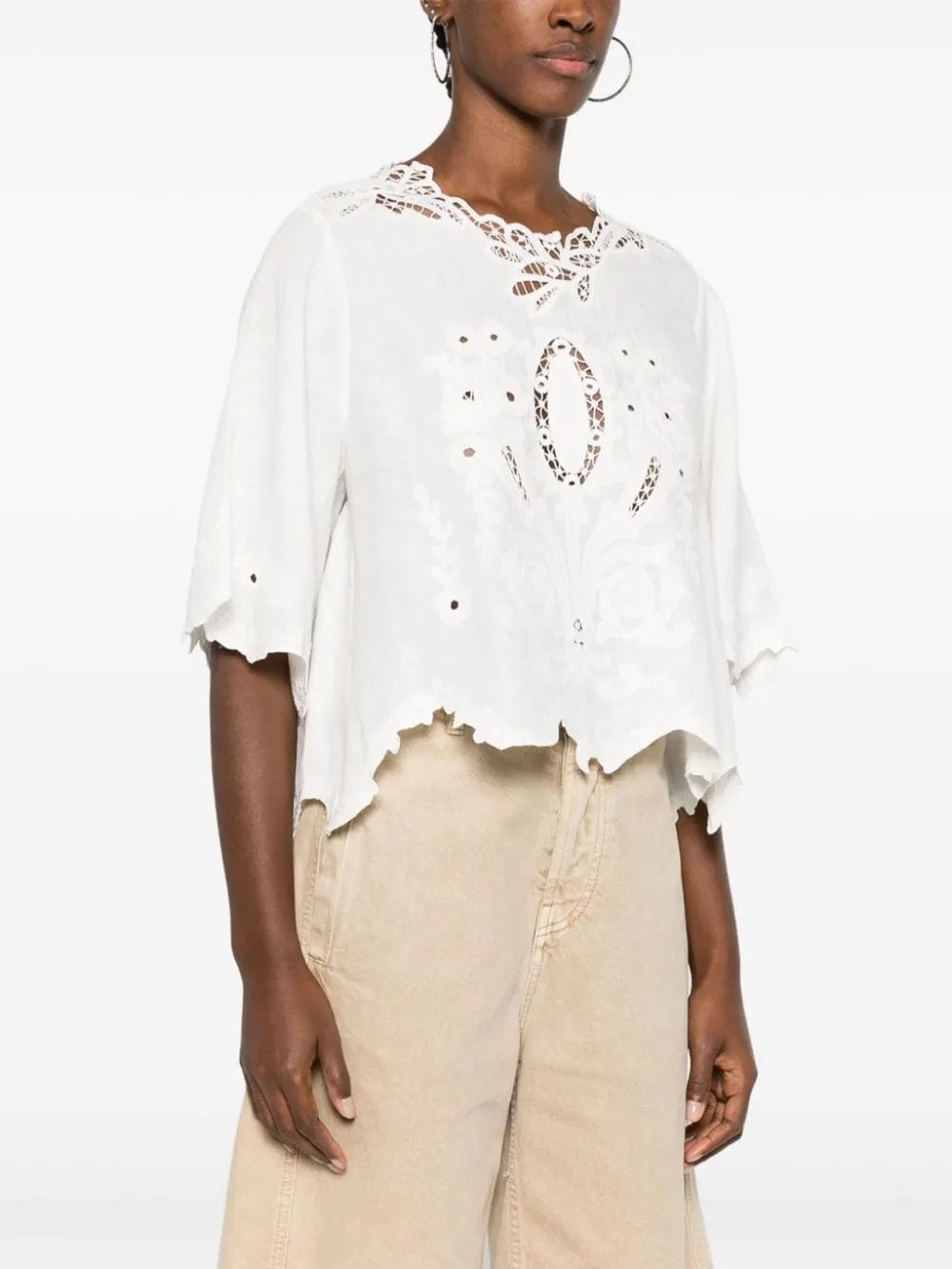 ISABEL MARANT Top in pizzo