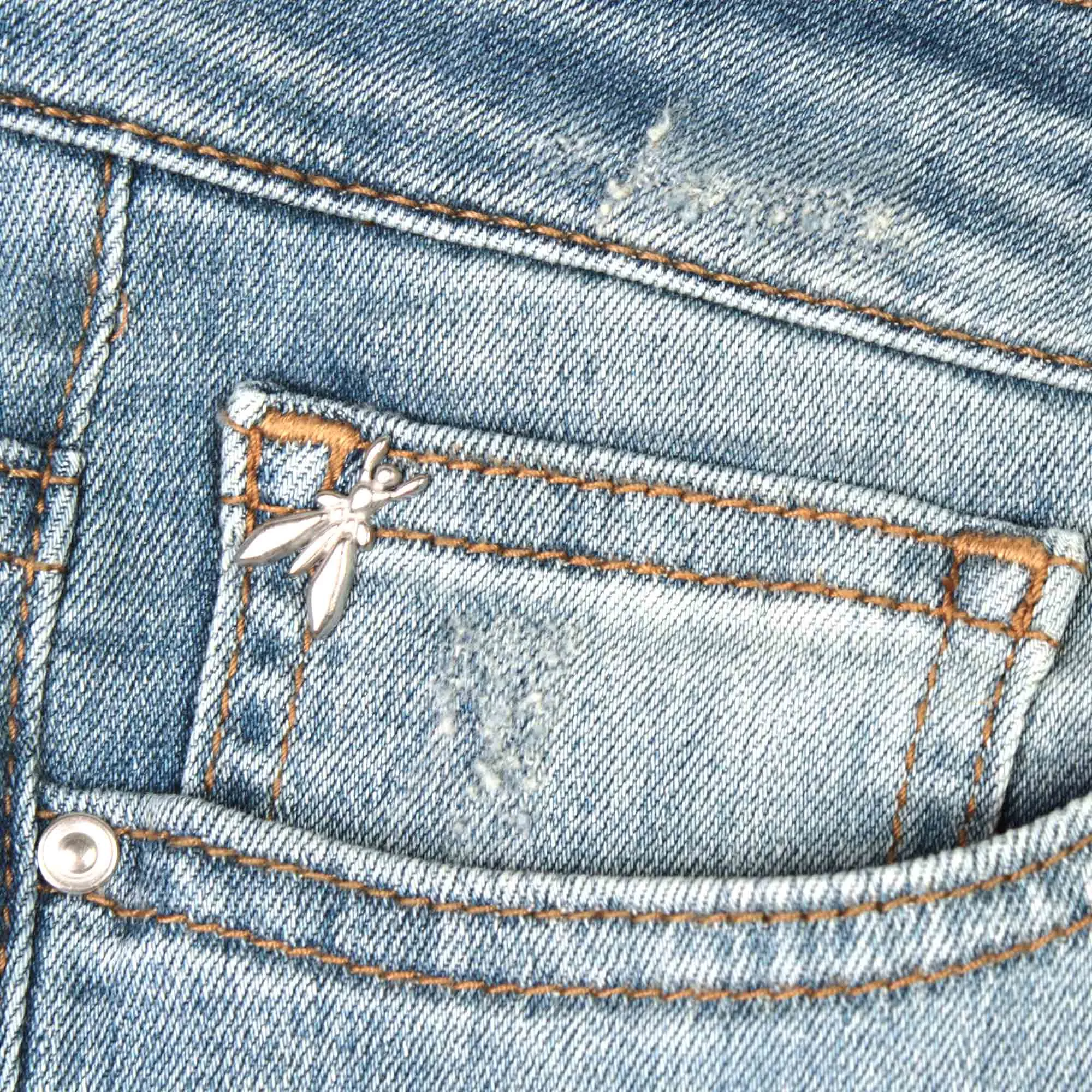 Jeans 5 Tasche Skinny In Denim Stretch