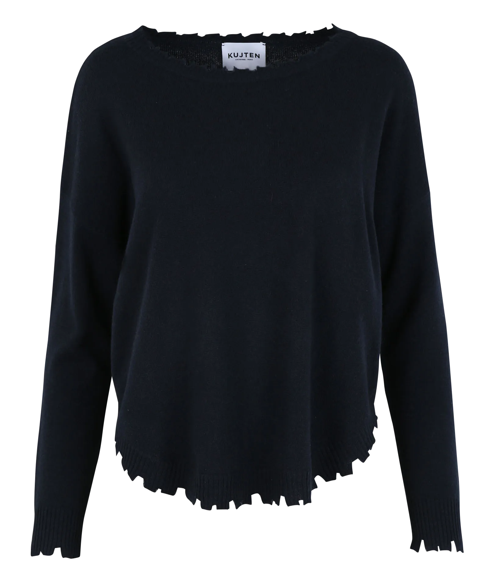  KUJTEN   MELA - Maglione oversize in maglia cashmere | Blu