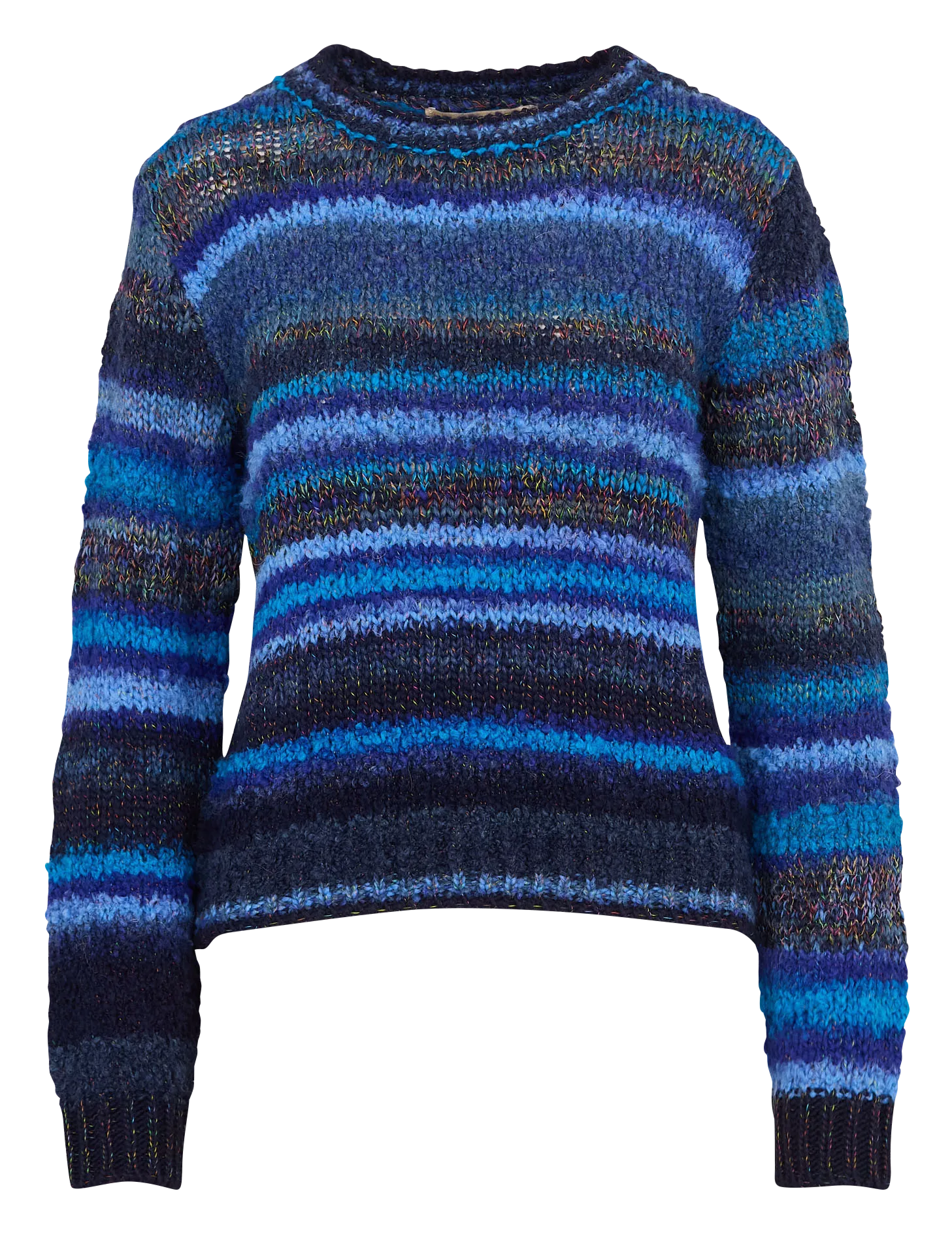  LA FEE MARABOUTEE   Maglione a righe oversize | Blu