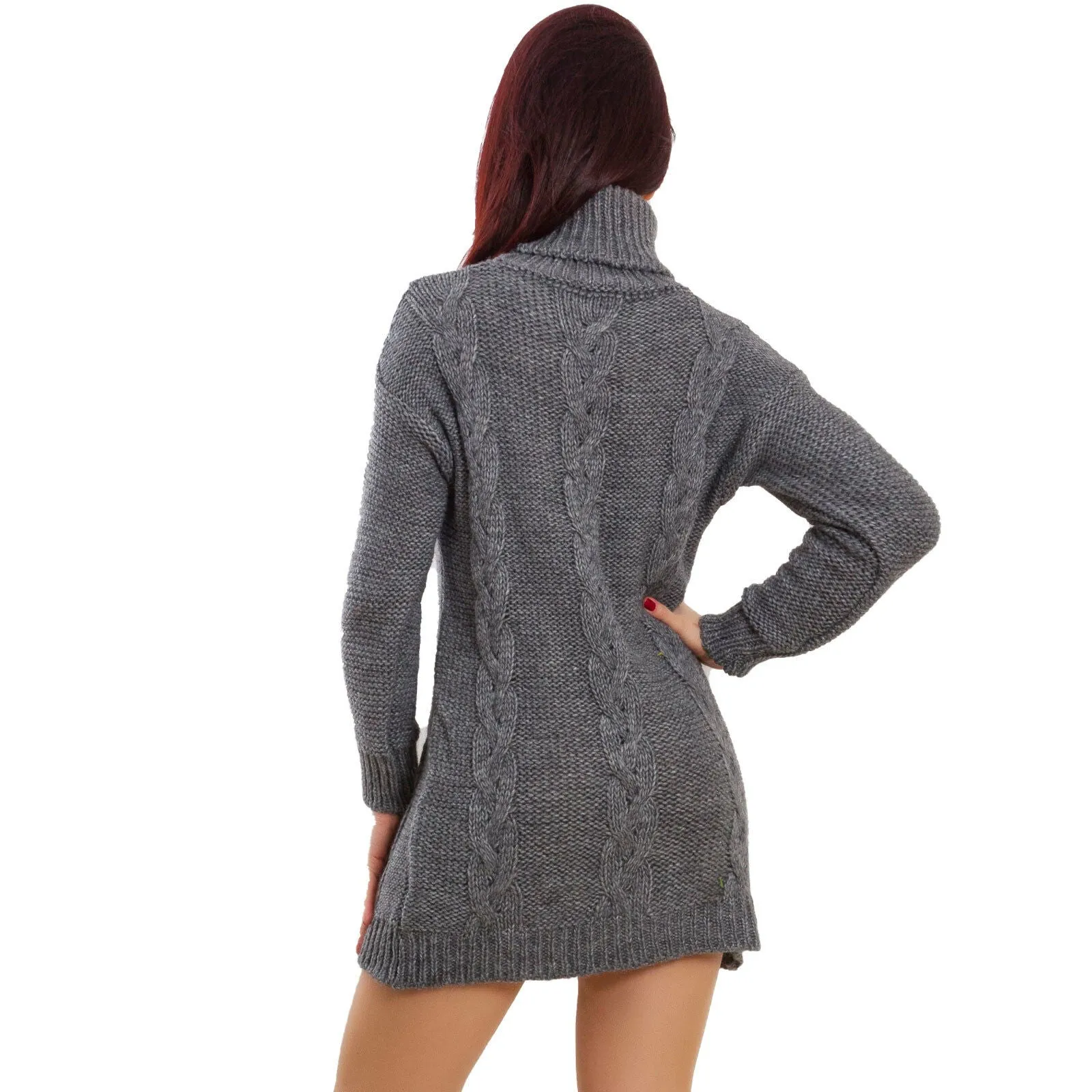 Maglione donna lungo oversize VB-5026