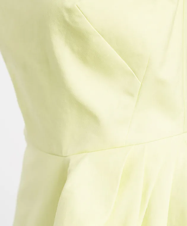 Max Mara Sportmax Abito verde Gisella con volant GISELLA
