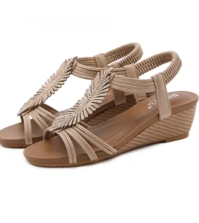 Nuovi sandali estivi per donna Gladiatore scarpe con tacco alto per donna zeppe sandali femminili scarpe da donna casual donna d