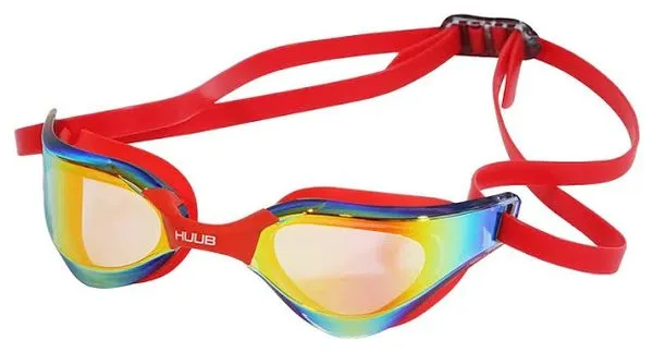 Occhiali da nuoto Huub Thomas Lurz rosso giallo