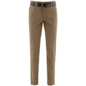 Pantaloni chino Henk ter Horst in cotone elasticizzato Beige
