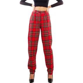 Pantaloni donna scozzesi tartan GL-3006