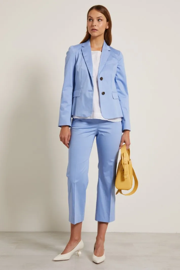 Pantaloni in raso di cotone