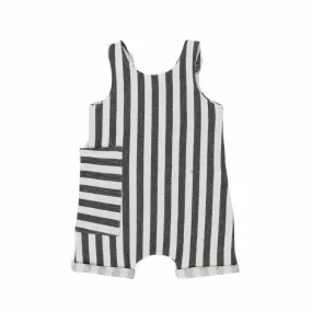 Salopette Unisex A Righe Bambino E Bebè