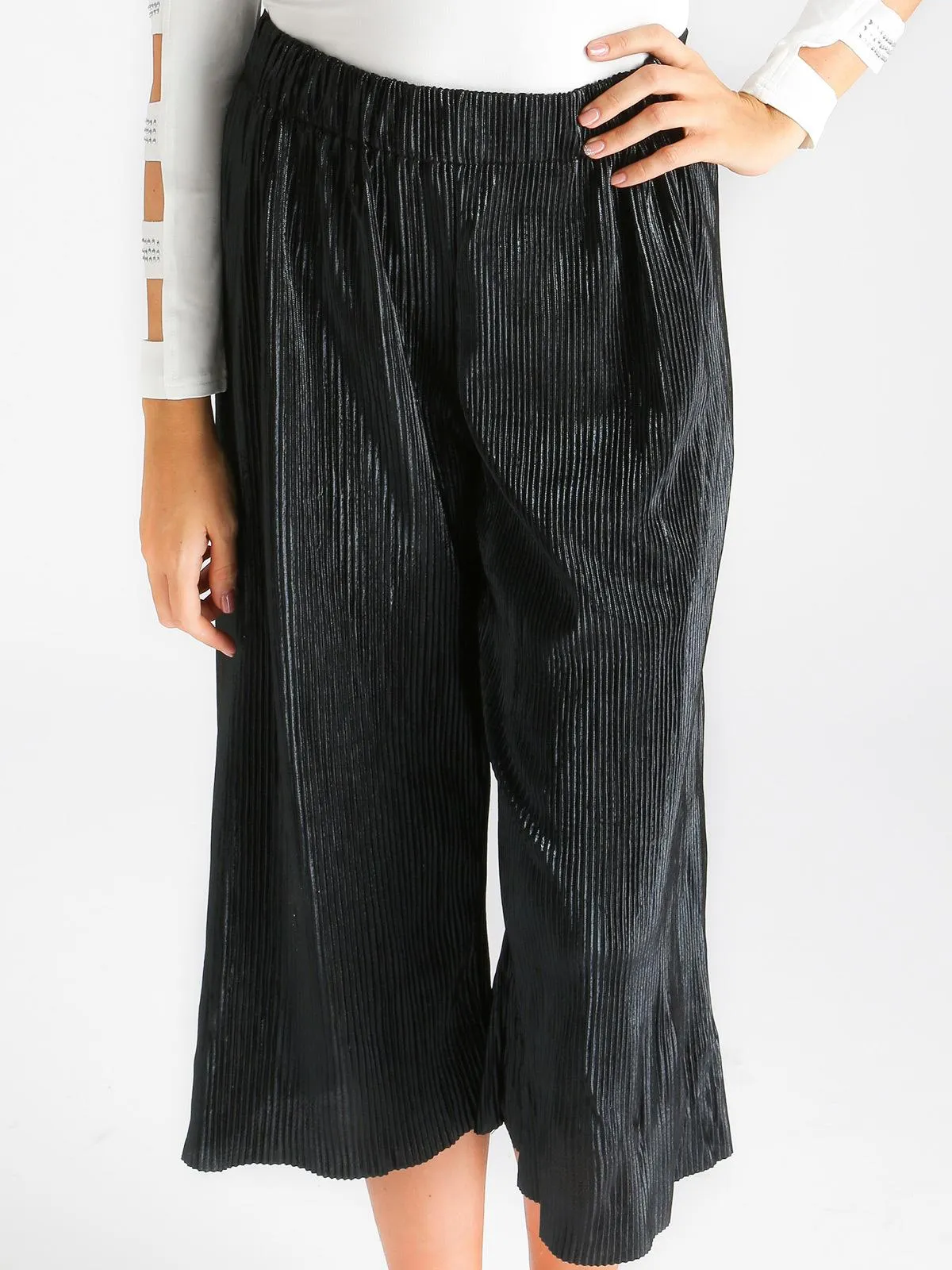 Solada Pantalon palazzo plissé