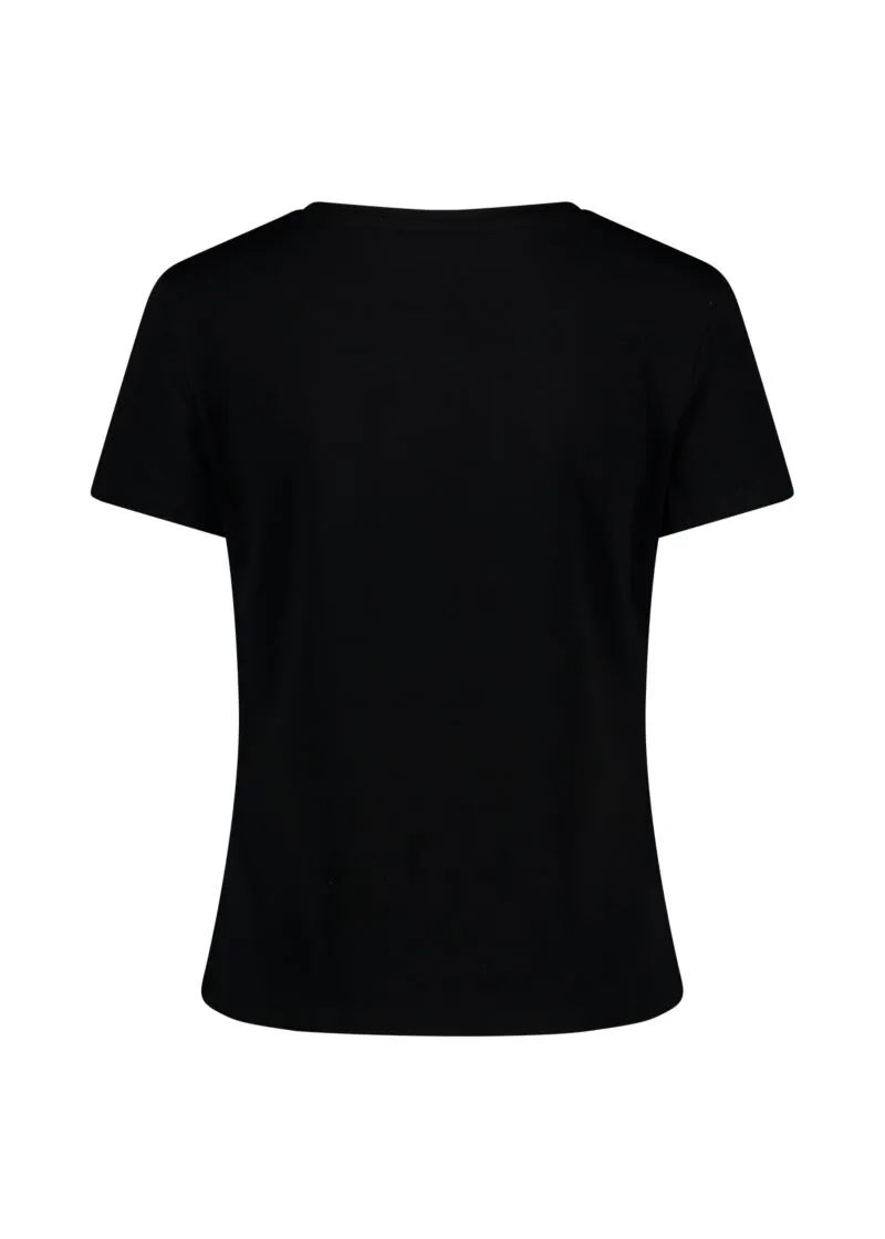 T-shirt con stampa e logo