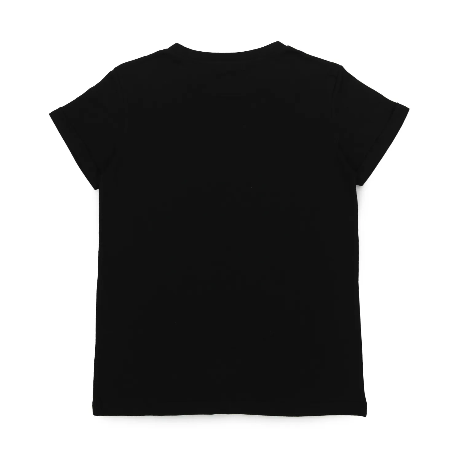 T-Shirt Nera Bambina Teen Con Logo