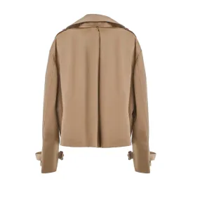 Trench Coat Corto Beige Donna E Teenager