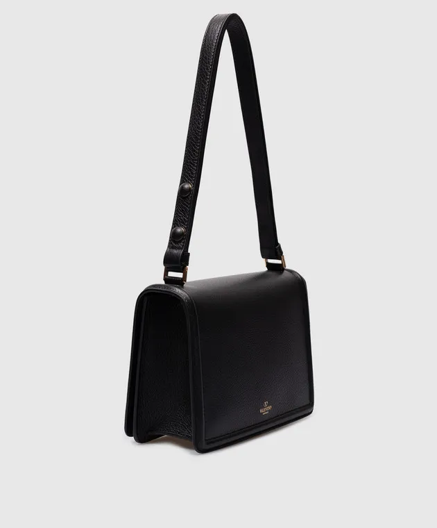 Valentino Borsa messenger in pelle nera VLogo 4W2B0N10LFN